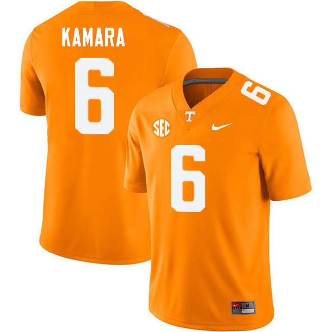 Alvin Kamara Tennessee Jersey,Tennessee Volunteers #6 Alvin Kamara College Jersey,Uniforms-Orange